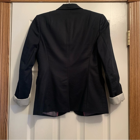 Banana Republic Navy Blazer with Pinstripe cuffs - Picture 6 of 9